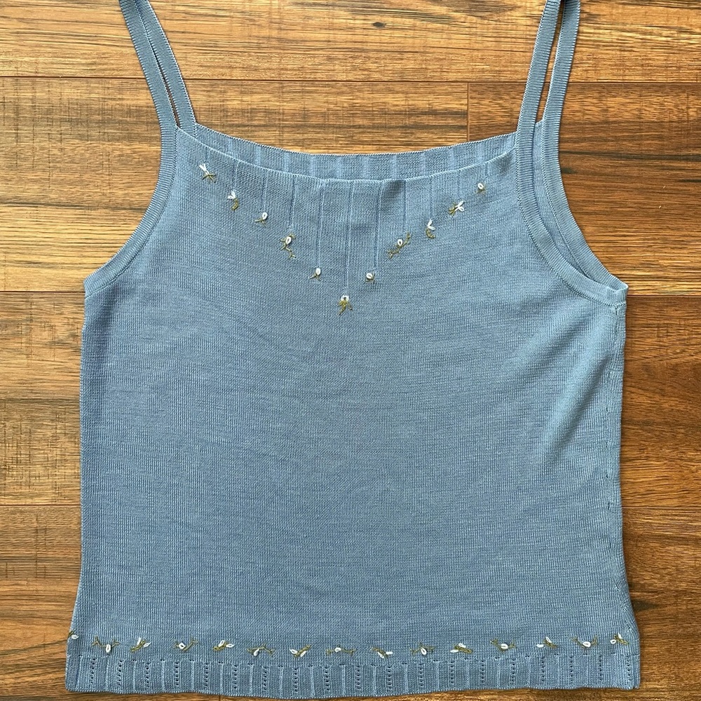 Ann Taylor size L silk tank